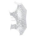thumbnail image 2 of Alvivi Kids Girls Ballet Dance Gymnastics Leotard Sparkly Sequins Jumpsuit, 2 of 7