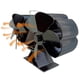 thumbnail image 5 of Wood Stove Fan Heat Powered Dual Silent Motors 6 Blades Non-Electric Heat Activated Fireplace Fan wi, 5 of 5