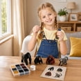 thumbnail image 5 of 3D Beaded Animals DIY Kit, 4-Piece Bead Animal Making Kit for Beginners & Creative Adults（Orangutan）, 5 of 6