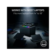 RAZER Laptop Cooling Pad, fits 14 to 18 laptops, Smart Cooling, Airtight Pressure Chamber