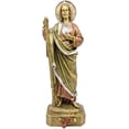 thumbnail image 1 of MORIN Imágenes |&nbsp;Escultura religiosa | San Judas Tadeo base con rosas |40 cm| (Natural), 1 of 4