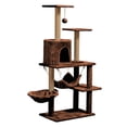 thumbnail image 3 of Hamaca de para gatos, centro de actividades multicapa, muebles para casa de gatos, condominio para saltar, escalar, ejercicio, descansar, rascar café, 3 of 8