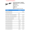thumbnail image 2 of Front CV Axle Assembly - Compatible with 2007 - 2013, 2016 - 2018 Chevy Silverado 1500 2008 2009 2010 2011 2012 2017, 2 of 2