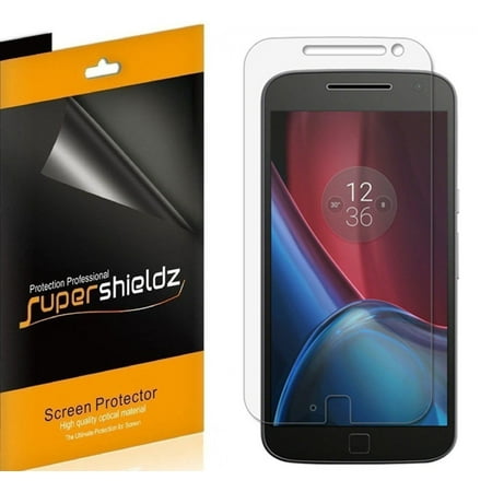 [6-pack] Supershieldz Motorola Moto G4 Plus / Moto G Plus (4th Generation) Screen Protector, Anti-Bubble High Definition (HD) Clear (Best Moto G4 Plus Screen Protector)