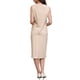 thumbnail image 3 of Conjunto de falda de 2 piezas Inspire Chic para mujeres, conjunto de trabajo de verano, chaleco sin mangas y falda recta, color beige, 3 of 6