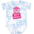 thumbnail image 3 of Inktastic Girls Rule, Boys Drool Girls Baby Bodysuit, 3 of 5