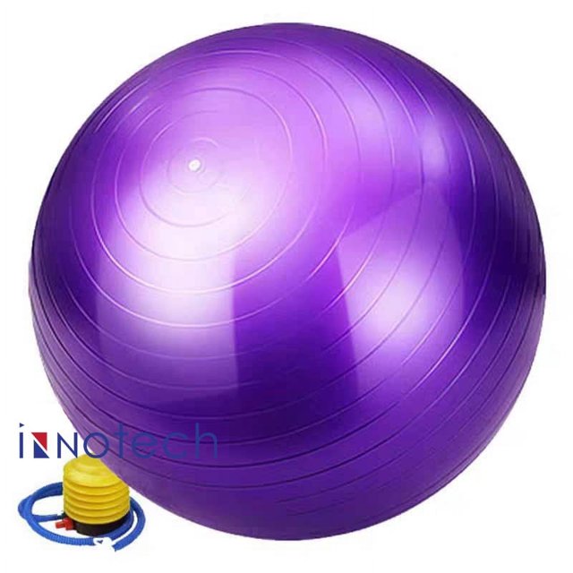 Pelota de Ejercicio de Yoga Extra Gruesa Innotech, Pelota de Gimnasio de 5 Tamaños, Silla de Pelota Resistente para Equilibrio, Estabilidad, Embarazo, Bomba Rápida Incluida.