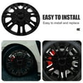 thumbnail image 3 of Houderco Tapas Hubcaps Negras Para De Con Estilizado Y Material Resistente, 3 of 7