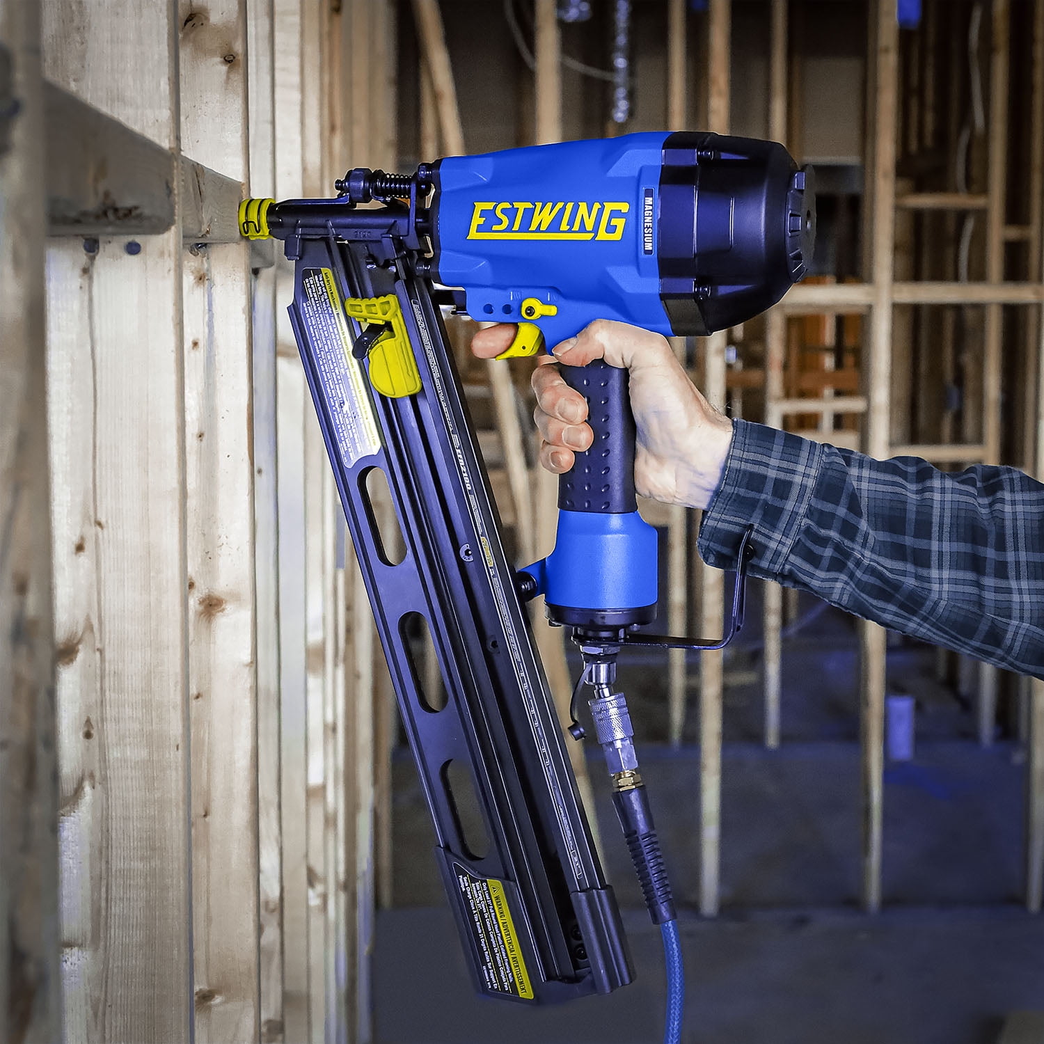 Bostitch 35 Degree 2-1/2 In. Paper Tape Strapshot Metal Connector Framing  Nailer - Nabors' Do it Best