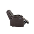 thumbnail image 5 of Benz LED & Power Recliner Chair Made With Faux Leather in Brown, 5 of 10