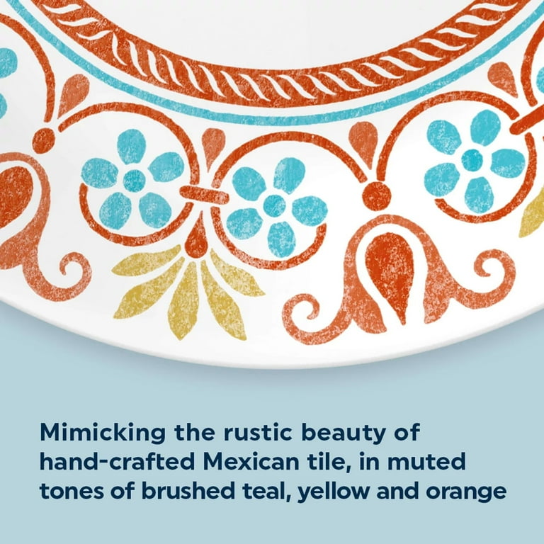 Corelle Terracotta Dreams 12-Piece Dinnerware Set, Vitrelle Glass