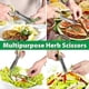 thumbnail image 3 of Kitchen Scissors,herb Scissors Multipurpose With 5 Blades And Cover,herb Cutter For Salad Basil Parsley Cilantro, 3 of 5