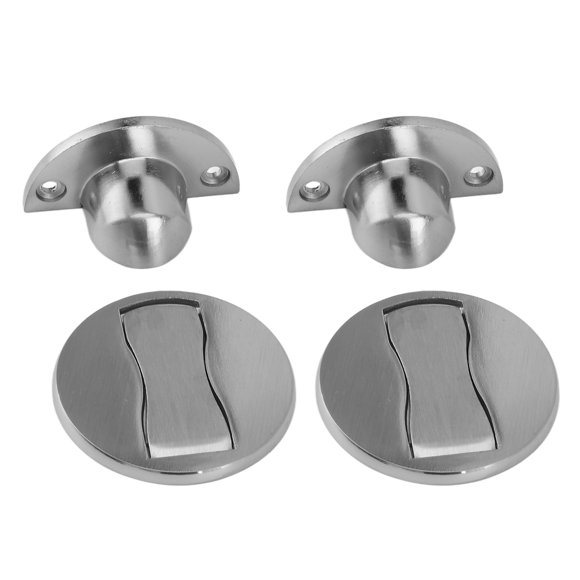 Floor Door Stops, Strong Floor Door Stopper 2 Pieces Rustproof Durable for 3 To 20mm Gaps