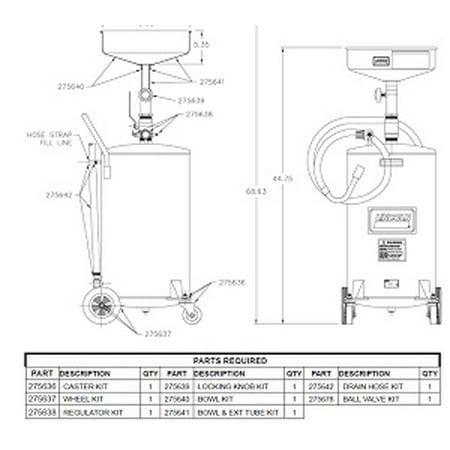Lincoln Lubrication 275640 Oil Drain Bowl For 3601 Com Lincoln Lubrication 275640 Oil Drain Bowl For 3601