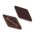 thumbnail image 3 of Abbracc 100 Pcs Wooden Buttons Handmade Tag Embellishments for Clothes Decor, Brown, 3 of 7