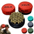 thumbnail image 2 of Mini Ammo Storage Boxes for .22LR Ammunition – Compact Durable Ammo Case with Screw-On Lid, Portable Pocket Size - Pack of 1 (Red), 2 of 7