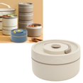 thumbnail image 1 of Marmite Thermique Portable Marmite Thermique 420 ml Crock Pot à Rétention de Chaleur Acier Inoxydable Double Couche Portable Forme Ronde Contenant Thermique pour Lunch Thermiquement, 1 of 7