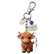 thumbnail image 3 of Highlands Bull Month Keychain Remind You Of The Power Of Silences Every Day, 3 of 8
