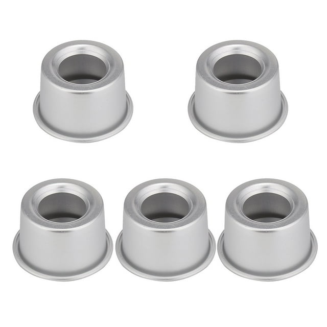 Mini Springform Pans, 2.5 Inch Anodized Aluminum Christmas Cute Cake Mould Removable Bottom Pudding Mold 5 Pack