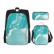 thumbnail image 1 of Easygdp Teal Turquoise 1 Mochila para Niños y Niñas con Set de Caja de Almuerzo y Estuche para Lápices 3 en 1, Mochila Escolar Estampada para Adolescentes, 1 of 7