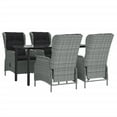 thumbnail image 3 of vidaXL Patio Dining Set Outdoor Dining Set Table and Chair Set for Garden, 3 of 6