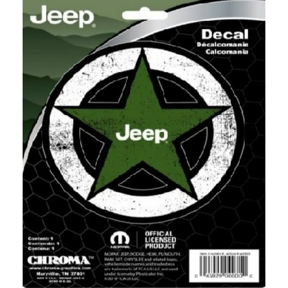 Jeep Star Vinyl Decal