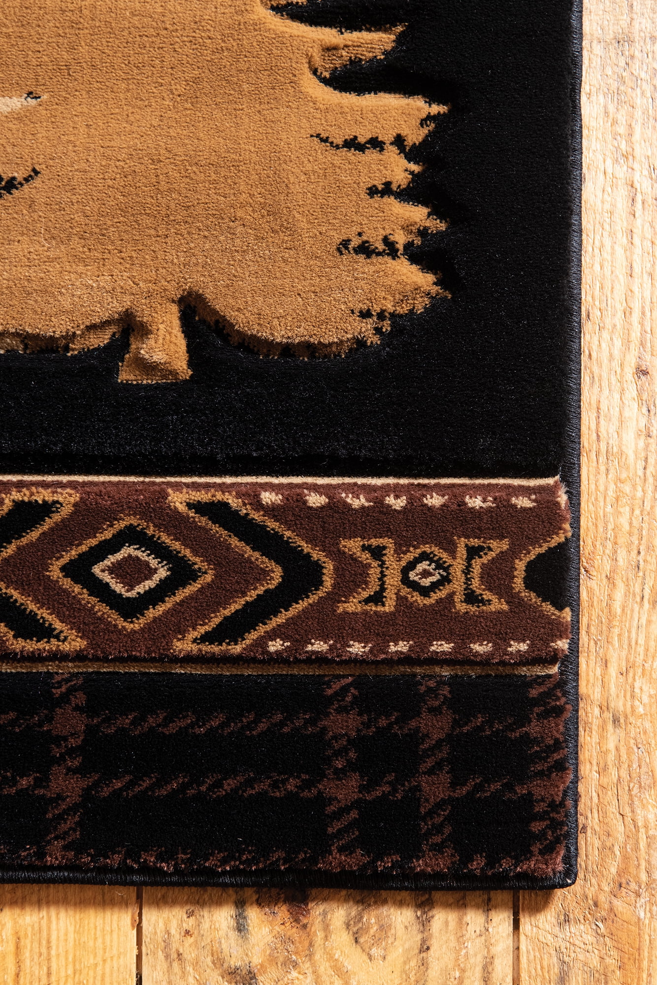 United Weavers of America Lodge Geometric, Plaid Hand-Made Area Rug, 7.83' x 10'