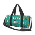 thumbnail image 1 of Balery Cartoon Dogs Bolsa de Gimnasio para Mujeres y Hombres, Bolsa de Viaje Impermeable, Bolsa de Fin de Semana con Compartimento para Zapatos y Bolsillo Húmedo, 1 of 6