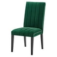 thumbnail image 5 of Side Dining Chair, Nailhead, Set of 2, Green, Velvet, Modern Contemporary, Kitchen Room Cafe Bistro Restaurant Hospitality, 5 of 9