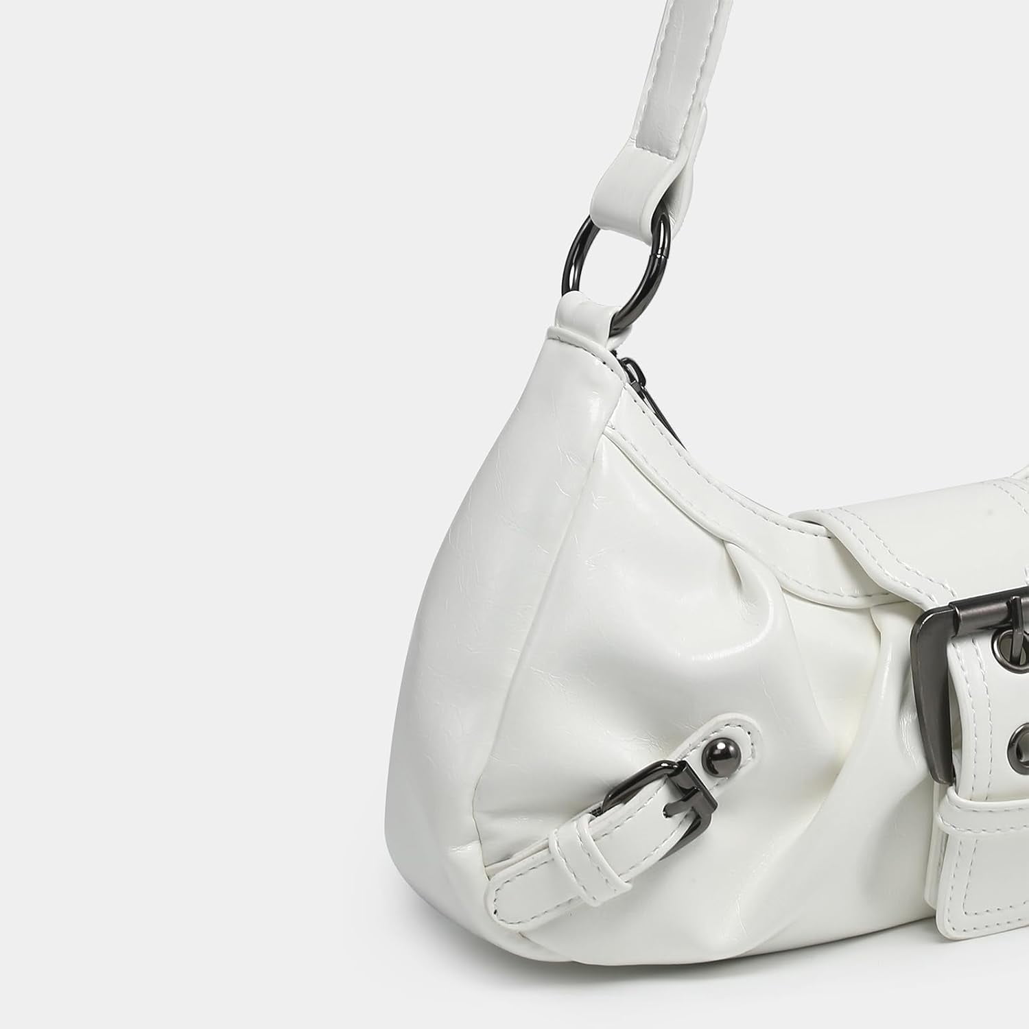Shoulder Bag for Women Top Handle Handbag Purse Y2K Hobo Clutch Small Punk Purse Trendy