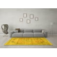 thumbnail image 3 of Ahgly Company Machine Washable Indoor Rectangle Persian Yellow Traditional Area Rugs, 2' x 4', 3 of 4