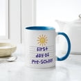 thumbnail image 4 of CafePress - First Day Of Pre School Mug - 11 oz Ceramic Mug - Novelty Coffee Tea Cup, 4 of 4