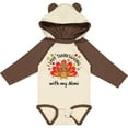 thumbnail image 3 of Inktastic I Love Thanksgiving with My Mimi-happy Turkey Boys or Girls Long Sleeve Baby Bodysuit, 3 of 5