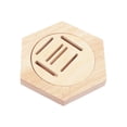 thumbnail image 5 of Magnetic Medal Display Stand Honeycomb Wooden Medal Holder, 5 of 7
