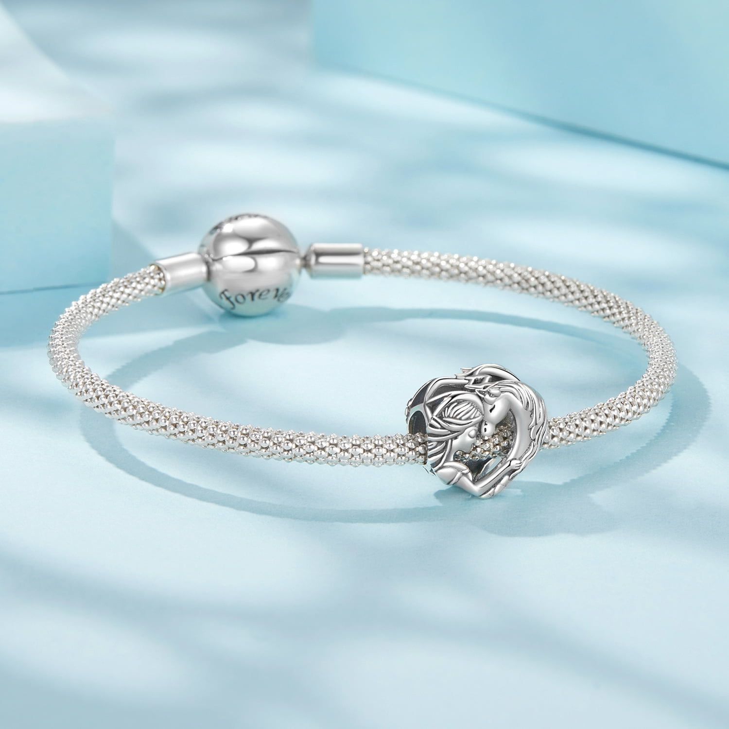 Horse Lover Girl Charm 925 Sterling Silver Charm,Charm for Bracelets , Perfect Gift for Women