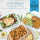 thumbnail image 2 of Recipientes para preparación de comidas Bentgo Prep, juego de 20 piezas con 1 compartimento, 2 of 8