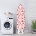 thumbnail image 3 of FKELYI Polyester Ironing Board Cover with Elastic Edge Heat Resistant Iron Padding Cover Floral Strawberry Axolotl Print Home Accessories Iron Product for Home Clothing Shop, S, 3 of 5