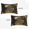 thumbnail image 2 of Lsque Dinosaur Bald Eagle Pattern Pillow Case – Soft & Cozy Throw Pillow Cover, Hypoallergenic Cushion Case for Sleeping Women with Envelope Closure-14"x20", 2 of 6