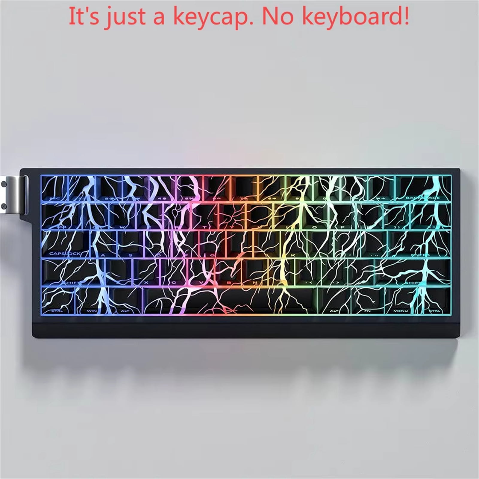 64/74Key Keycaps Customs Keycap Set Side Print Backlit Key Keycaps for 60 61 63 64 65 67 68 Mechanical Keyboards