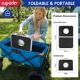 thumbnail image 2 of Set de tablas Cornhole Ropoda, 61 x 41 cm, portátil, con 8 bolsas, 2 of 7