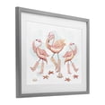 thumbnail image 3 of Stupell Industries Dancing Cowboy Flamingoes Gray Framed Print Under Glass design by Ziwei Li, 17 x 21, 3 of 10