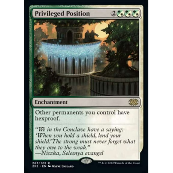 MtG Double Masters 2022 Rare Privileged Position #263