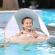 thumbnail image 2 of Flotador de piscina para bebé con toldo de protección solar Upf50+, flotador inflable para bebé sin voltear con cola para niños pequeños de 3 a 48 meses Botao, 2 of 5