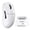 White, variant on ATTACK SHARK V5 Wireless Gaming Mouse 55g Ultra-Lightweight PAW3950MAX 42K DPI Sensor 8000Hz Polling Rate Tri-Mode-Bluetooth/2.4Ghz/Wired Mice with Coiled Cable for Large Hand(White)