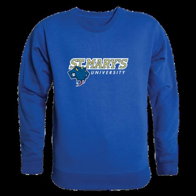 W Republic 508-468-RYL-03 St. Marys University Rattlers College Crewneck Sweatshirt, Royal - Large