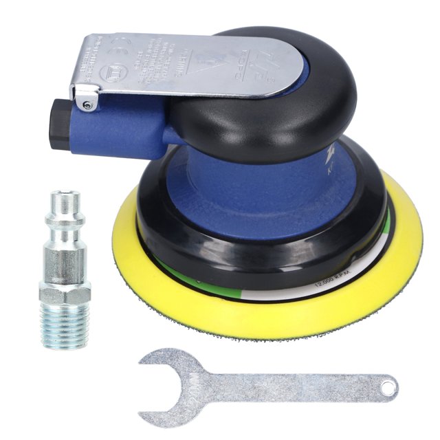 Pneumatic Sanding Machine Alloy Steel Air Polishing Waxing Equipment KP‑6503 5 InchAmerican Style