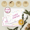 thumbnail image 3 of Paper Gift Card Invitation Cards for Birthday Wedding Party Rectangle Paper Word 170x85mm 40pcs/set for DIY, 3 of 7