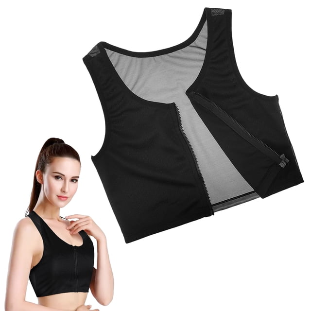 Camiseta Minnieouse Binder Trans Elástico Negro Type6