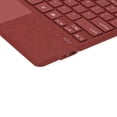 thumbnail image 2 of Bobbi Red 7-Color Backlit Slim Wireless Bluetooth 5.1 Keyboard with Multi-Touch Precision Touchpad, Magnetic Detachable Design for Microsoft Surface Pro 7 Plus/7/6/5/4/3 12.3-inch Tablets,, 2 of 6