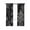 Black, variant on Coastal Red Blackout Curtains, Light Blocking Print Window Curtains, Nautical Coral Seahorse Starfish Shell Thermal Insulated Window Drapes for Living Room Kitchen Cafe 2 Panels, 104"W x 52"L
